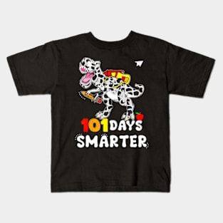 101 Days Smarter Dinosaur 100th Day Of School 100 Boys Kids Kids T-Shirt